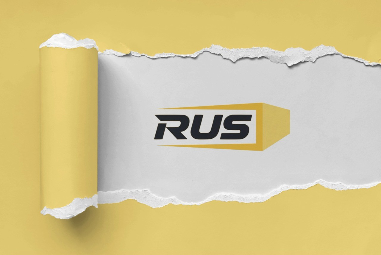 Gulf Ocean Shipping brand reveal artwork on a yellow paper background
